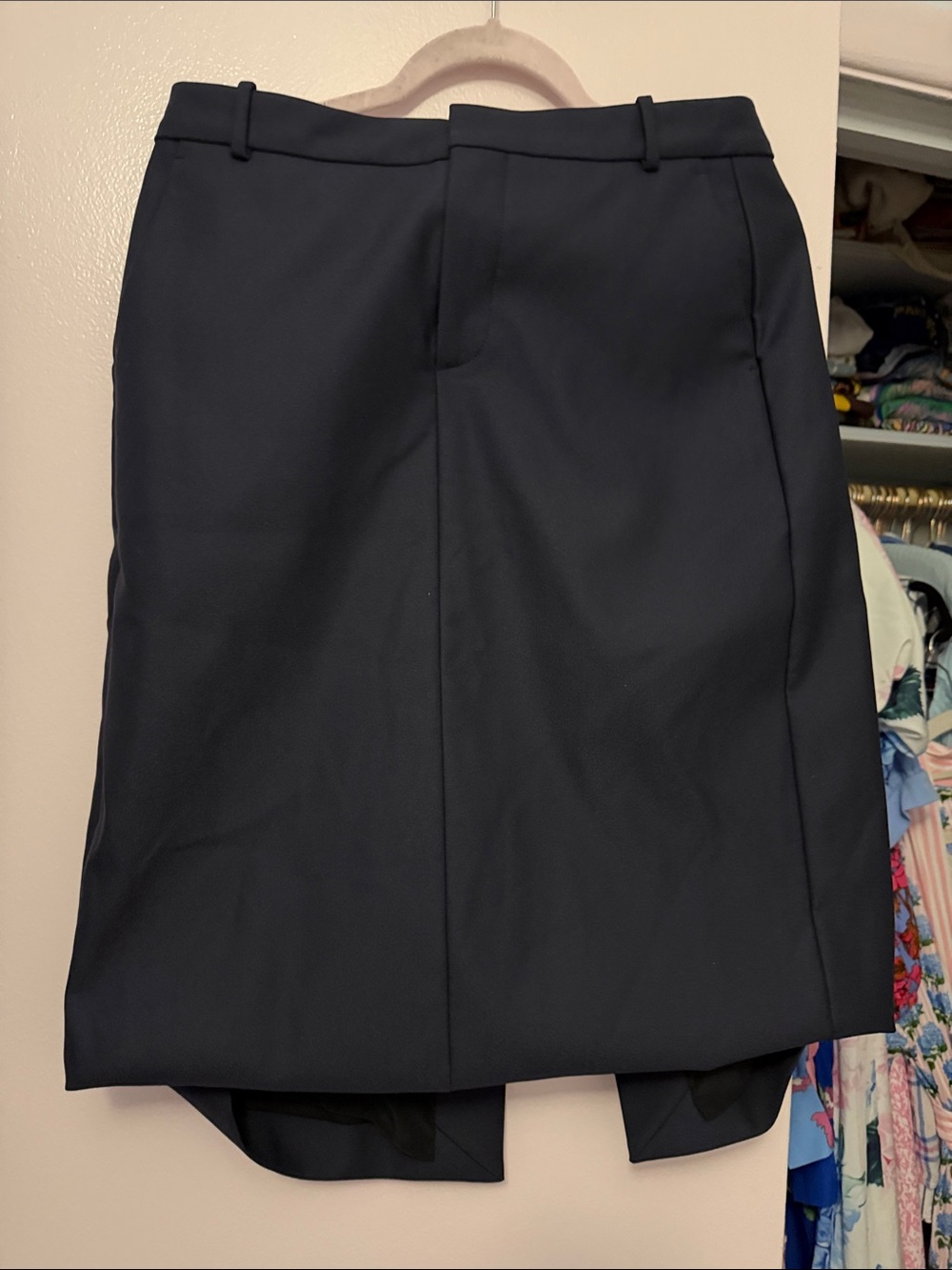 Balenciaga Black Tailored Pencil Skirt